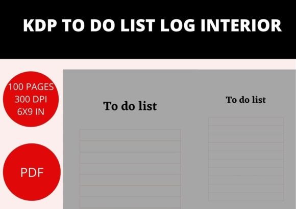 Download Kdp to Do List Interior Pdf - Premium Resources
