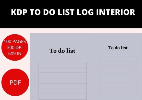Download Kdp to Do List Interior Log - Premium Resources