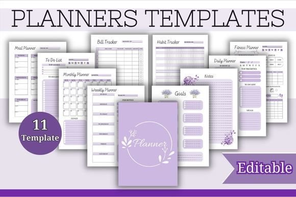Download Daily Weekly Monthly Planners Templates - Premium Resources