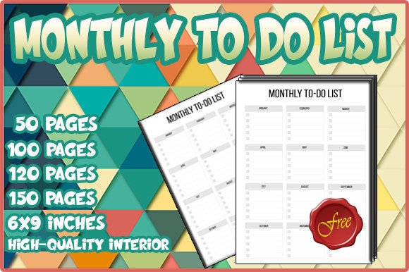 Download Monthly to Do List Interior - Premium Resources
